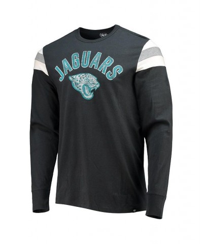 Men's '47 Black Jacksonville Jaguars Franklin Rooted Long Sleeve T-shirt $24.00 T-Shirts