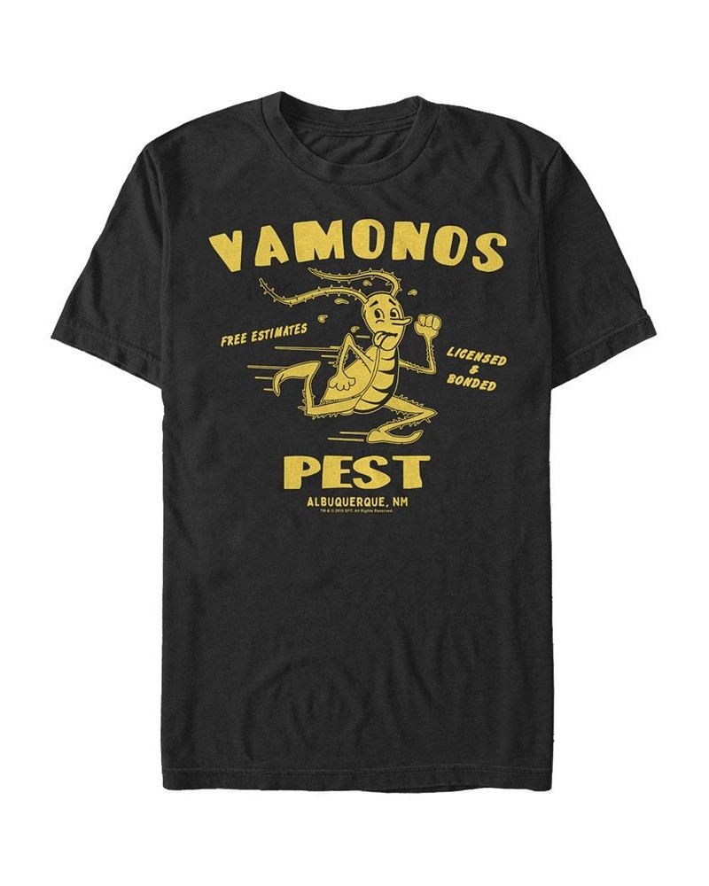 Men's Vamonos Pest Short Sleeve T- shirt Black $18.19 T-Shirts