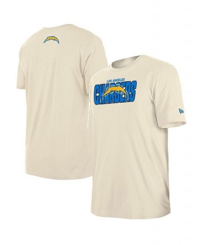 Men's Cream Los Angeles Chargers 2023 NFL Draft T-shirt $23.10 T-Shirts