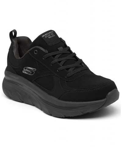 Women's Relaxed Fit - D'Lux Walker - Pure Pleasure Athletic Walking Sneakers Black $39.20 Shoes