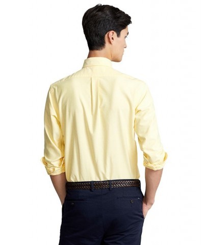 Men's Signature Oxford Shirt, Regular and Big & Tall Yellow $40.50 Dress Shirts