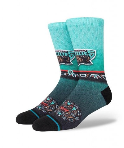 Men's Vancouver Grizzlies Hardwood Classics Fader Collection Crew Socks $16.79 Socks