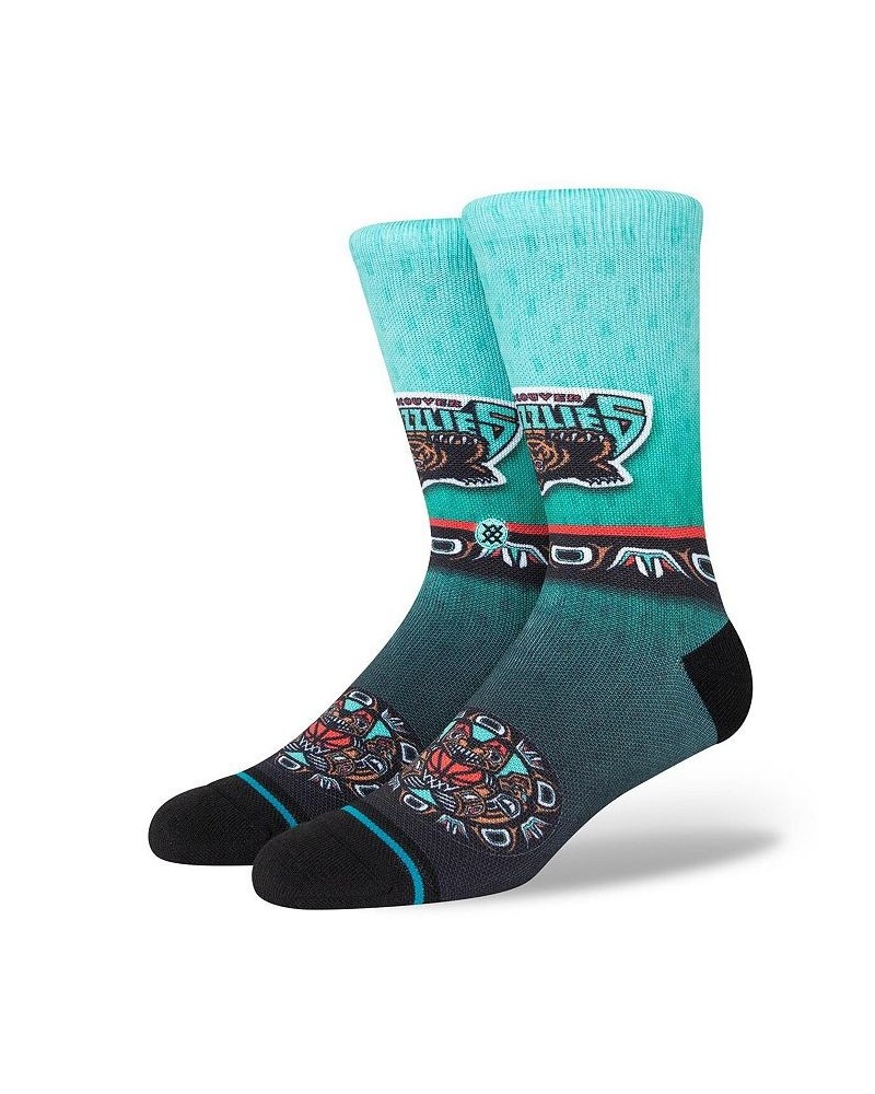 Men's Vancouver Grizzlies Hardwood Classics Fader Collection Crew Socks $16.79 Socks