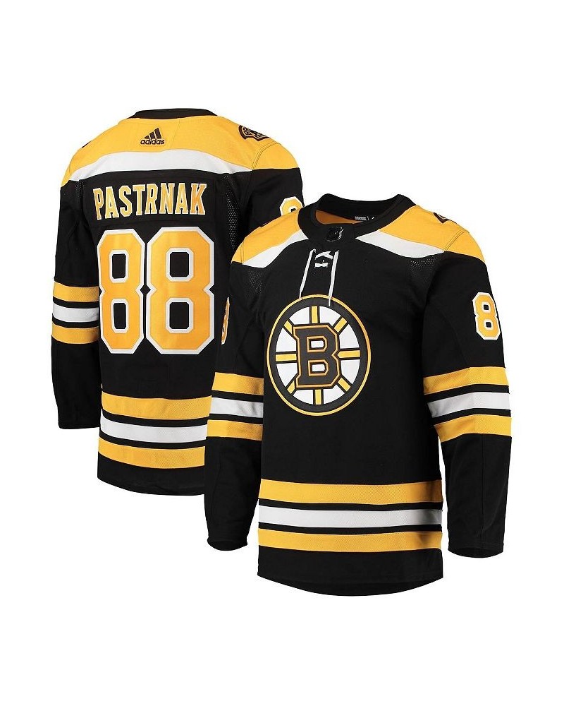 Men's David Pastrnak Black Boston Bruins Home Primegreen Authentic Pro Player Jersey $98.40 Jersey