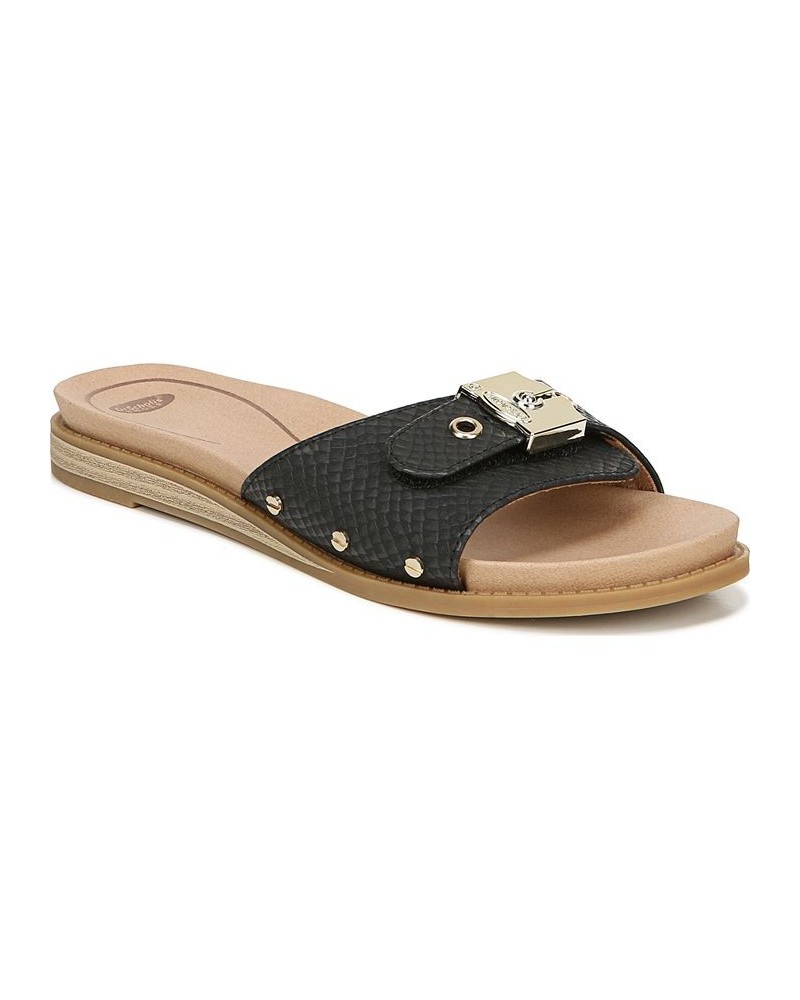 Women's Originalist Slide Sandals Black $34.40 Shoes