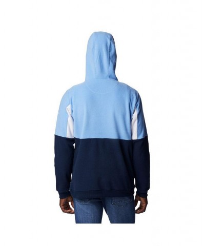 Men's Navy North Carolina Tar Heels Lodge Quarter-Zip Pullover Hoodie $47.69 Sweatshirt