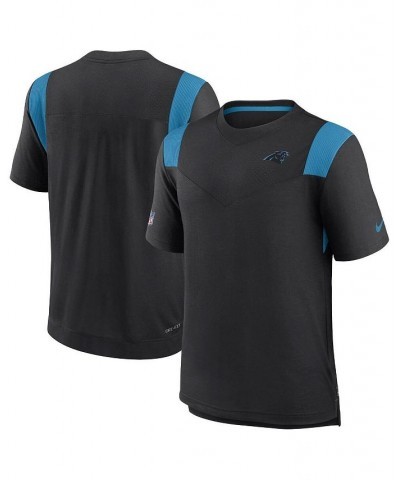 Men's Black Carolina Panthers Sideline Tonal Logo Performance Player T-shirt $32.20 T-Shirts