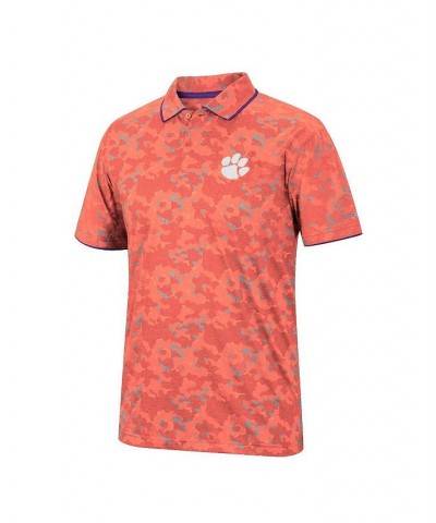 Men's Orange Clemson Tigers Speedman Polo Shirt $25.30 Polo Shirts