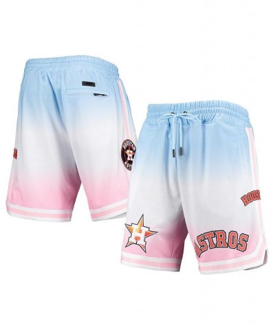 Men's Blue, Pink Houston Astros Team Logo Pro Ombre Shorts $42.90 Shorts