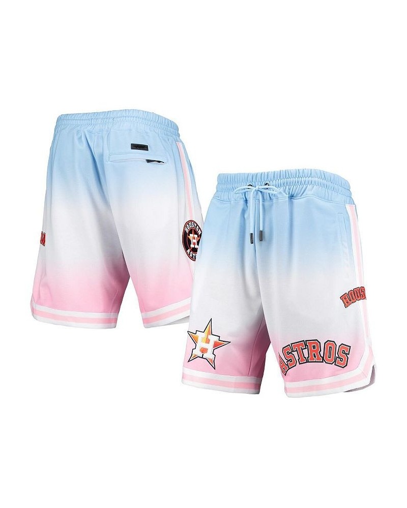 Men's Blue, Pink Houston Astros Team Logo Pro Ombre Shorts $42.90 Shorts