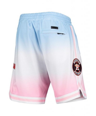 Men's Blue, Pink Houston Astros Team Logo Pro Ombre Shorts $42.90 Shorts