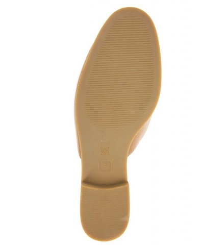 Women's Zorie Mule Loafers Tan/Beige $50.49 Shoes