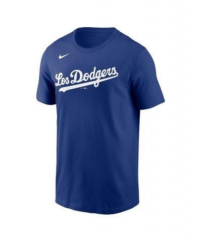 Men's Royal Los Angeles Dodgers City Connect Wordmark T-shirt $26.99 T-Shirts