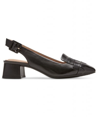 Women's TM Esma Slingback Flats Black $34.08 Shoes