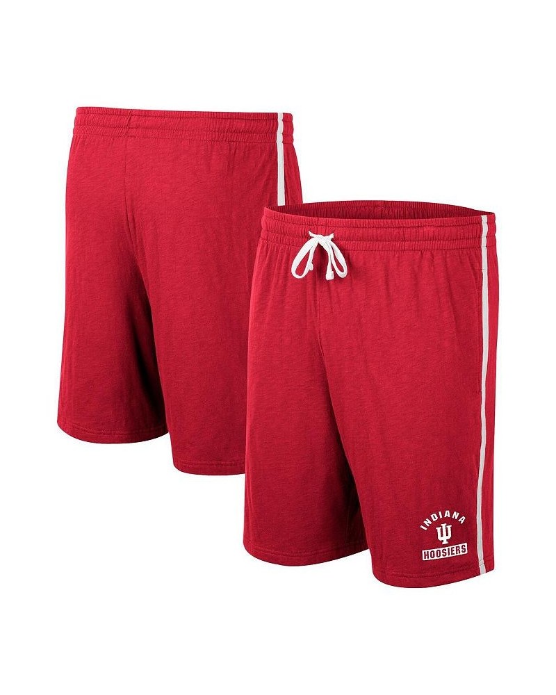 Men's Crimson Indiana Hoosiers Thunder Slub Shorts $19.43 Shorts