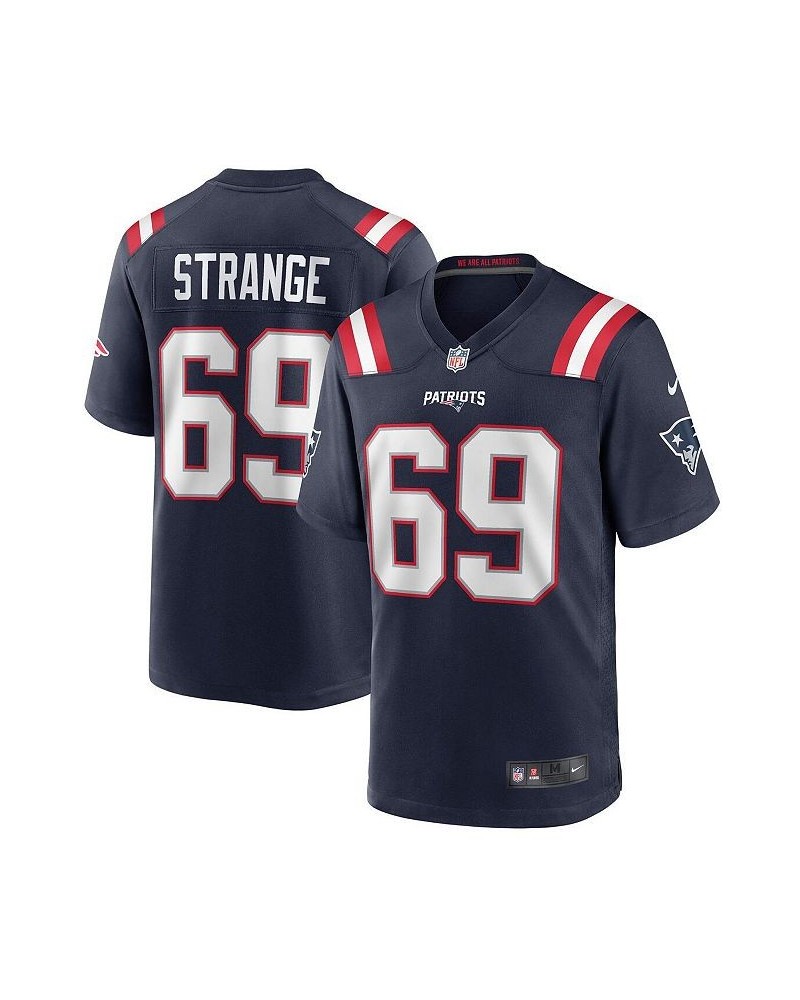 Men's Cole Strange Navy New England Patriots 2022 NFL Draft First Round Pick Game Jersey $65.80 Jersey