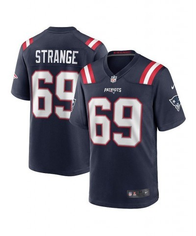 Men's Cole Strange Navy New England Patriots 2022 NFL Draft First Round Pick Game Jersey $65.80 Jersey