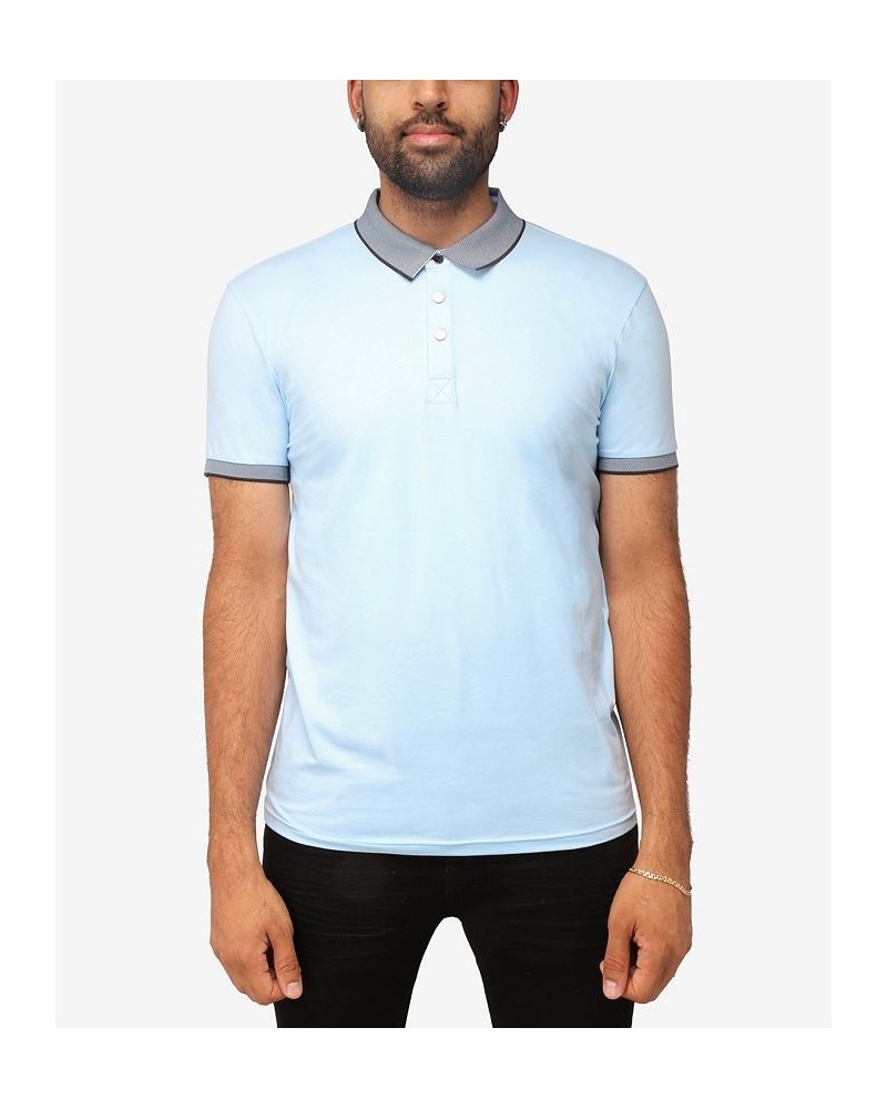 Men's Basic Comfort Tipped Polo Shirt PD12 $23.10 Polo Shirts