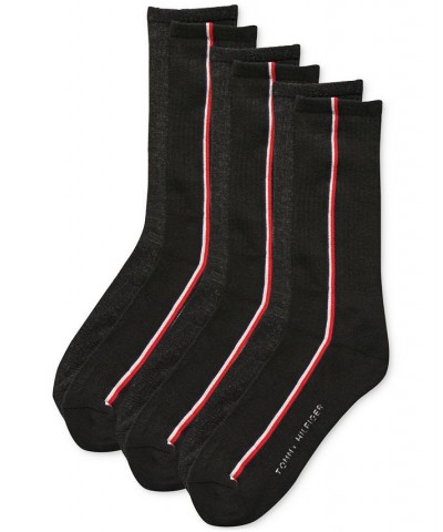 Men's 6-Pk. Athletic Crew Socks Black $10.90 Socks