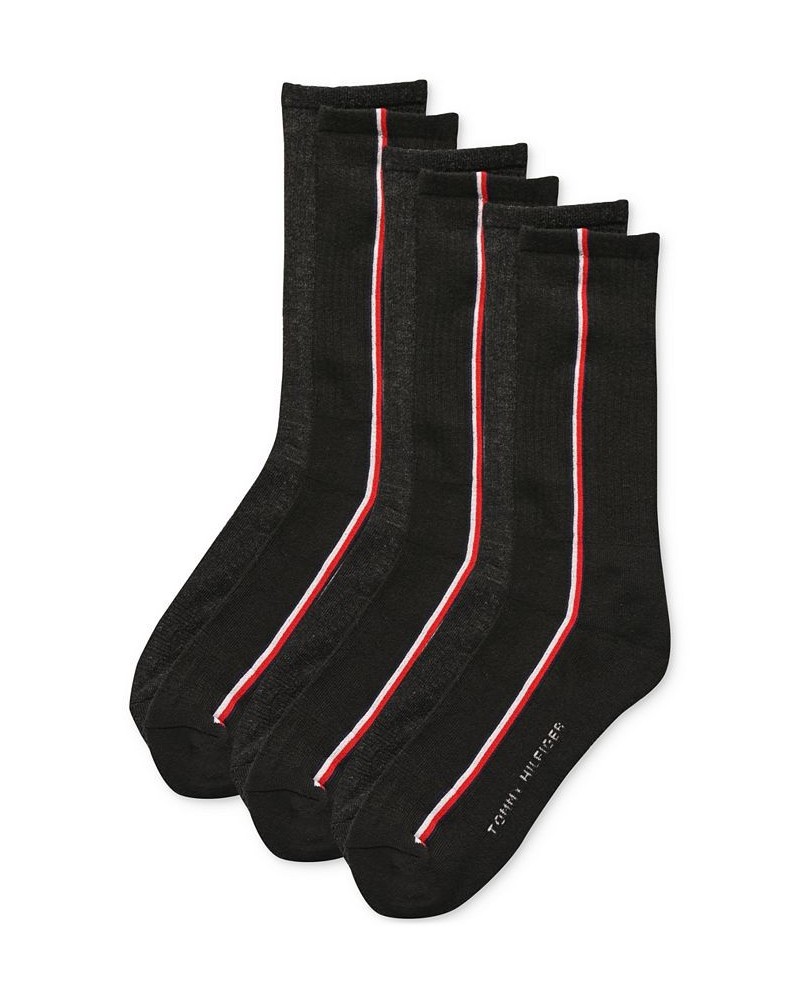 Men's 6-Pk. Athletic Crew Socks Black $10.90 Socks