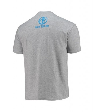 Men's Heathered Gray Dallas Mavericks Since 1980 T-shirt $15.98 T-Shirts