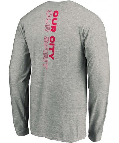 Men's Heather Gray St. Louis City SC Our City Long Sleeve T-shirt $22.19 T-Shirts