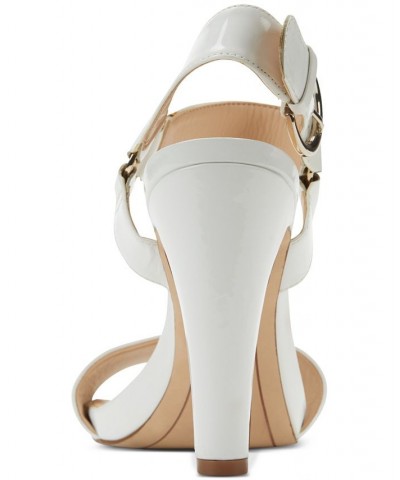 Women's Cieone Ankle-Strap Slingback Sandals White $40.46 Shoes