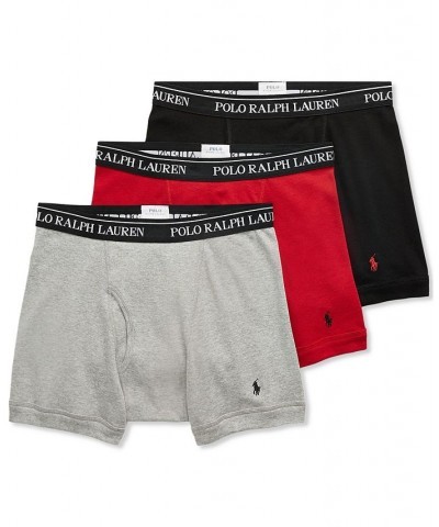 Men's 3-Pk. Classic Cotton Boxer Briefs Andover Heather $33.00 Underwear