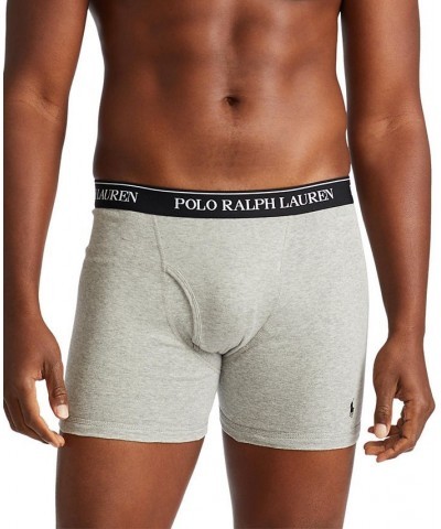 Men's 3-Pk. Classic Cotton Boxer Briefs Andover Heather $33.00 Underwear