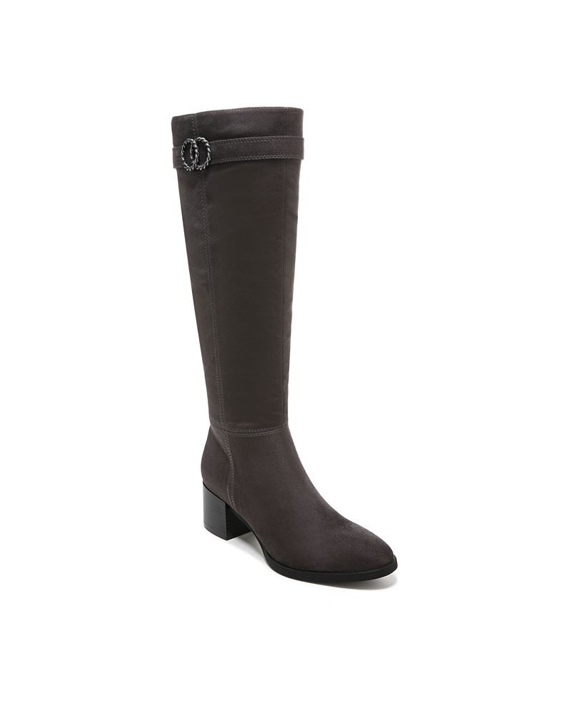 Daring High Shaft Boots Gray $33.15 Shoes