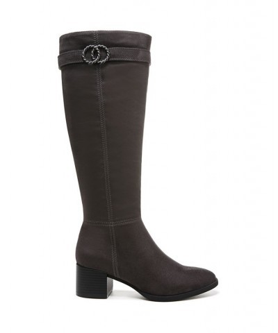 Daring High Shaft Boots Gray $33.15 Shoes