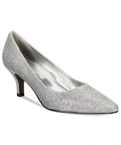 Chiffon Pumps Silver $33.00 Shoes