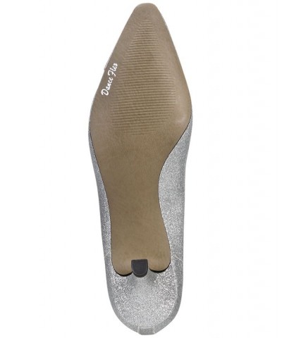 Chiffon Pumps Silver $33.00 Shoes