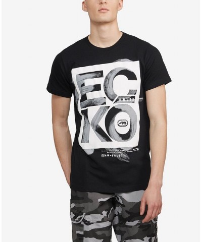 Men's Stencil Up Graphic T-shirt Black $14.28 T-Shirts