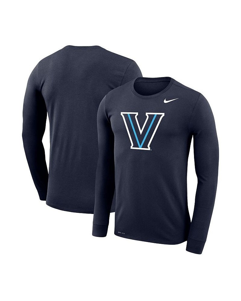 Men's Navy Villanova Wildcats Big and Tall Primary Logo Legend Performance Long Sleeve T-shirt $25.20 T-Shirts