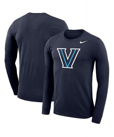 Men's Navy Villanova Wildcats Big and Tall Primary Logo Legend Performance Long Sleeve T-shirt $25.20 T-Shirts