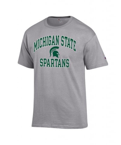 Men's Heather Gray Michigan State Spartans High Motor T-shirt $18.62 T-Shirts