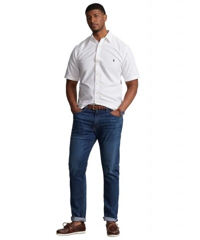 Men's Big & Tall Garment-Dyed Oxford Shirt White $56.25 Shirts