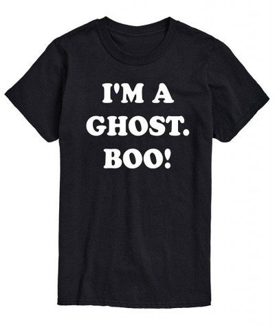 Men's I'M A Ghost Boo Classic Fit T-shirt Black $14.35 T-Shirts