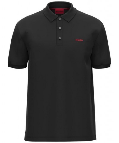 Men's Regular-Fit Donos Logo Graphic Polo Shirt Black $48.40 Polo Shirts