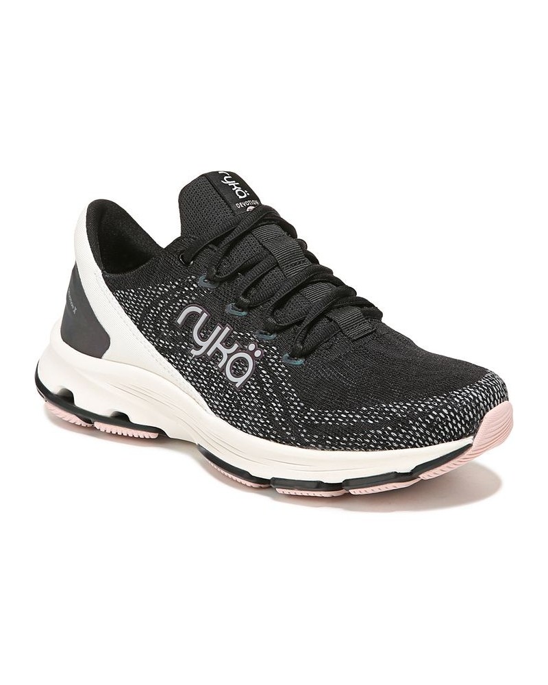 Women's Devotion X Walking Shoes Black $44.40 Shoes