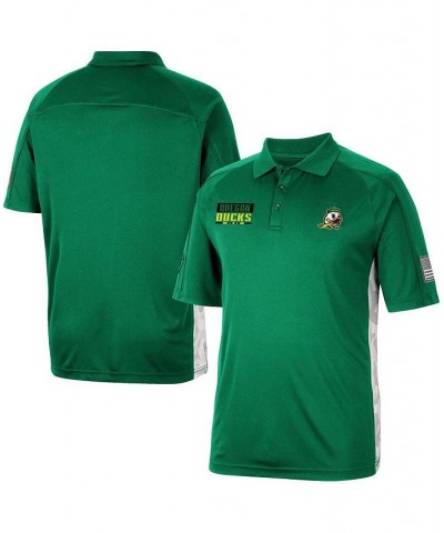 Men's Green Oregon Ducks OHT Military-Inspired Appreciation Snow Camo Polo Shirt $27.00 Polo Shirts