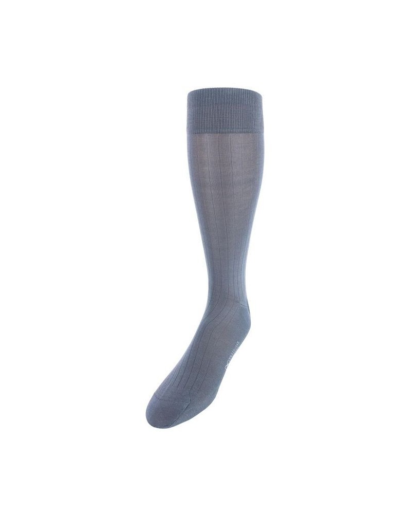 Jasper Mercerized Cotton Ribbed Mid-Calf Solid Color Socks PD02 $16.92 Socks