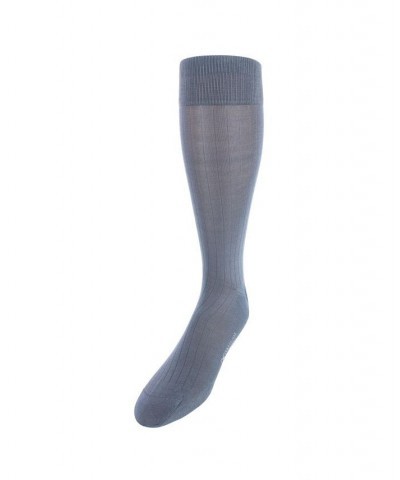 Jasper Mercerized Cotton Ribbed Mid-Calf Solid Color Socks PD02 $16.92 Socks