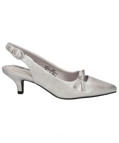 Women's Emerin Slingback Pumps Gray $35.00 Shoes