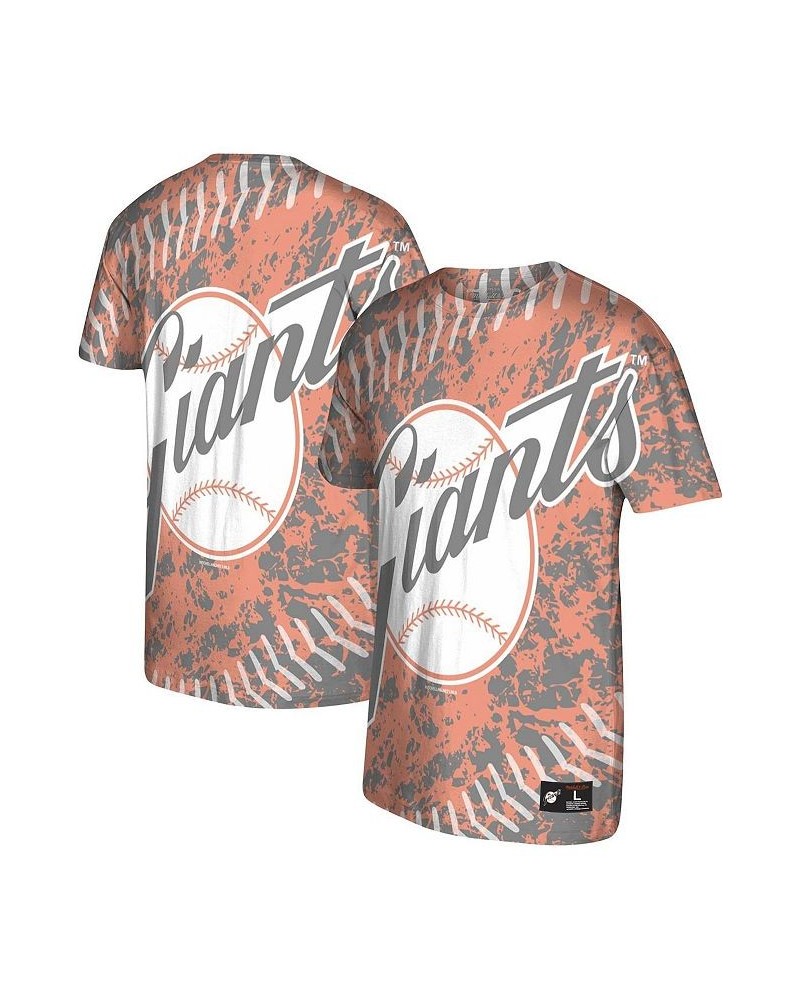 Men's Orange San Francisco Giants Historic Logo Jumbotron T-shirt $32.50 T-Shirts