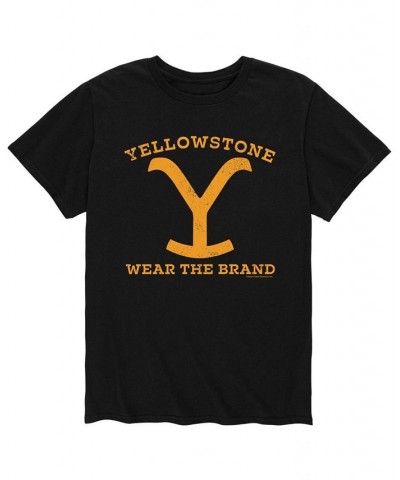 Men's Yellowstone T-shirt Black $20.99 T-Shirts