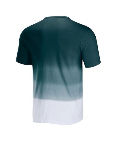 Men's NFL x Darius Rucker Collection by Midnight Green and White Philadelphia Eagles Dip Dye Pocket T-shirt $24.07 T-Shirts