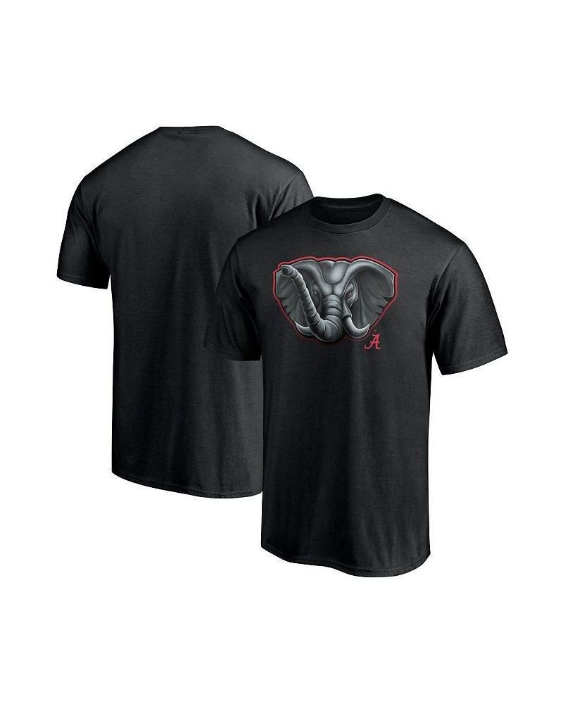 Men's Branded Black Alabama Crimson Tide Team Midnight Mascot T-shirt $18.55 T-Shirts