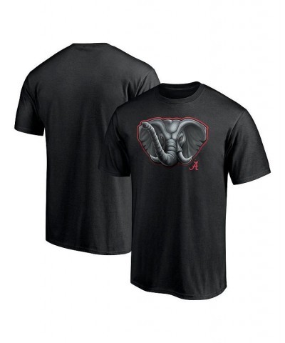 Men's Branded Black Alabama Crimson Tide Team Midnight Mascot T-shirt $18.55 T-Shirts